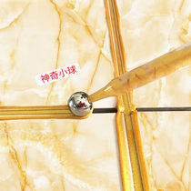 Beautiful seam agent construction tools Full set of beautiful seam glue gun double tube tile floor tile special grooving device Clear seam cone pressure