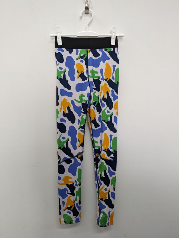 Adidas X N.E.R.D Techfit Pharrell Williams Collaboration Women's Camouflage Sports Training Pants Dh1231