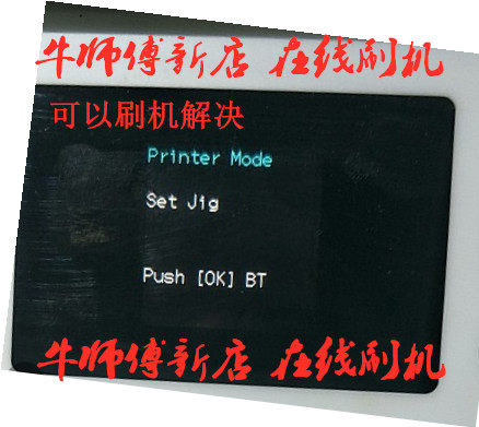 Epson L4166 prompts EPSON PRINTER Recovery Mode to reset software and firmware