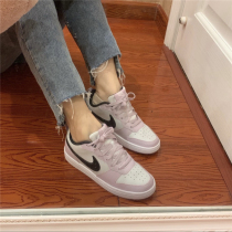 Nike Court Borough White Powder Qualified Cherry Blossom Pink Woman Low Helping Casual Board Shoes CJ2238-100