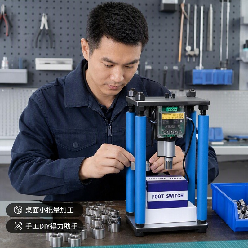 New Electric Silent Press Machine for Making Incense Molds, Small Multi-Functional Four-Column Press Machine for Home Use
