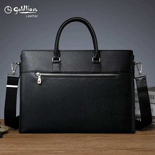 Сумка для путешествий, ноутбук, бизнес-версия, из натуральной кожи