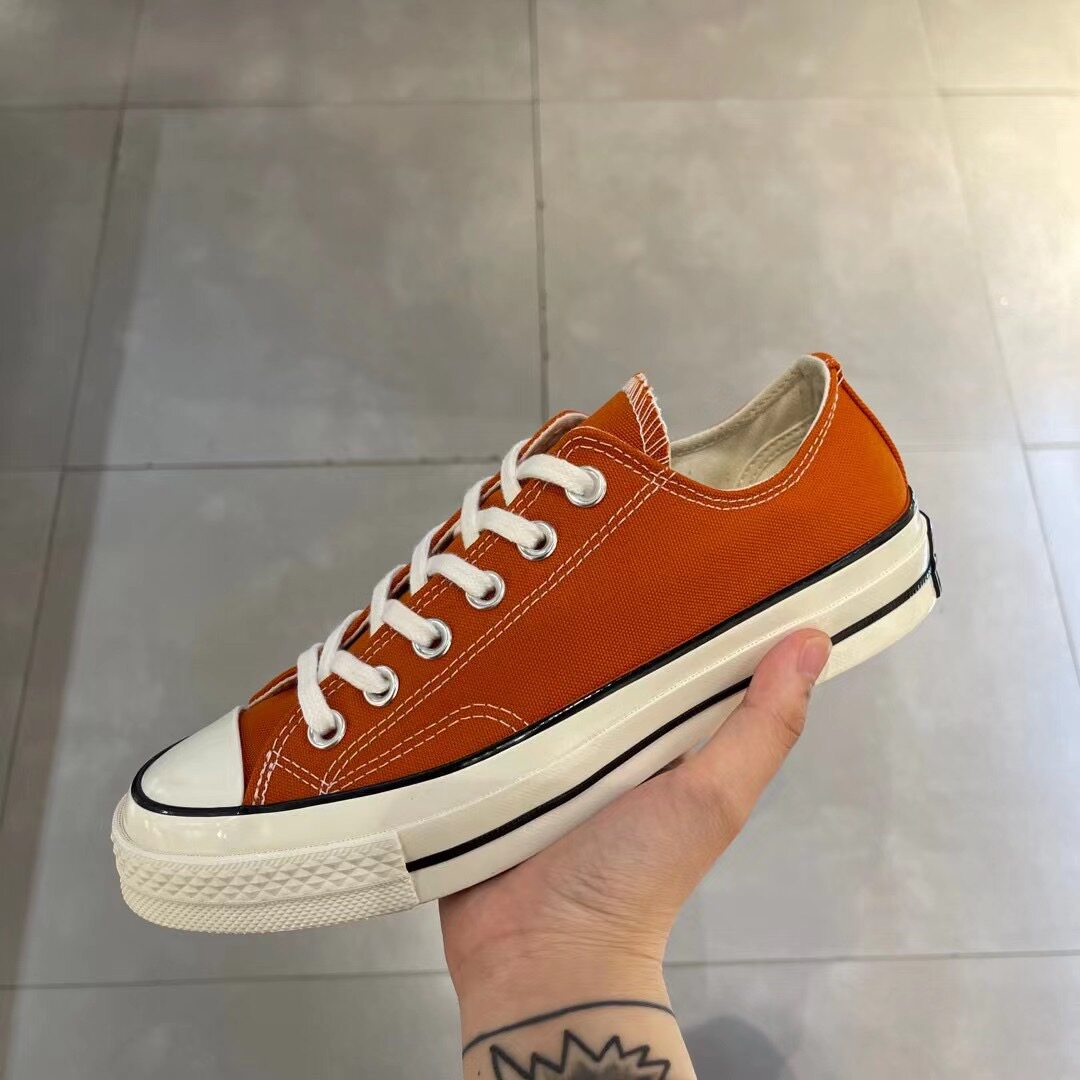 CONVERSE匡威1970S橘色橙色三星標高筒低幫帆布鞋171475C 171479C - Taobao