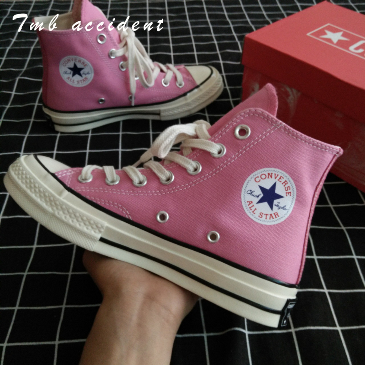 Converse Converse 1970 s bột cao Samsung tiêu chuẩn hồng cao của nam giới giày của phụ nữ giày giày vải 151225C giày thể thao nữ đế cao