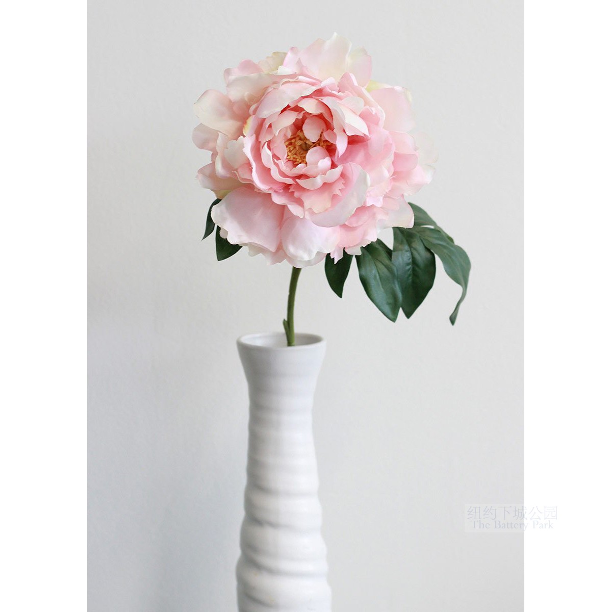 Spot New York Downtown Park imports a sweet powder peony fairy simulation branch height 58 cm