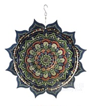 Lower New York Park imports rotate Lisa wind flower shape balcony hanging outdoor decoration gift