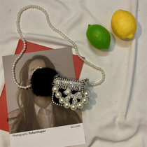 New Pearl Waste Water Drilling Butterfly Strap Bag Little Bag Small Bag Dress Suit Lump Bag Package