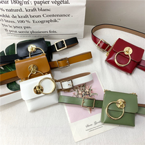 Small bag women 2019 new wild fashion belt women big ring chain small pocket cool ins retro