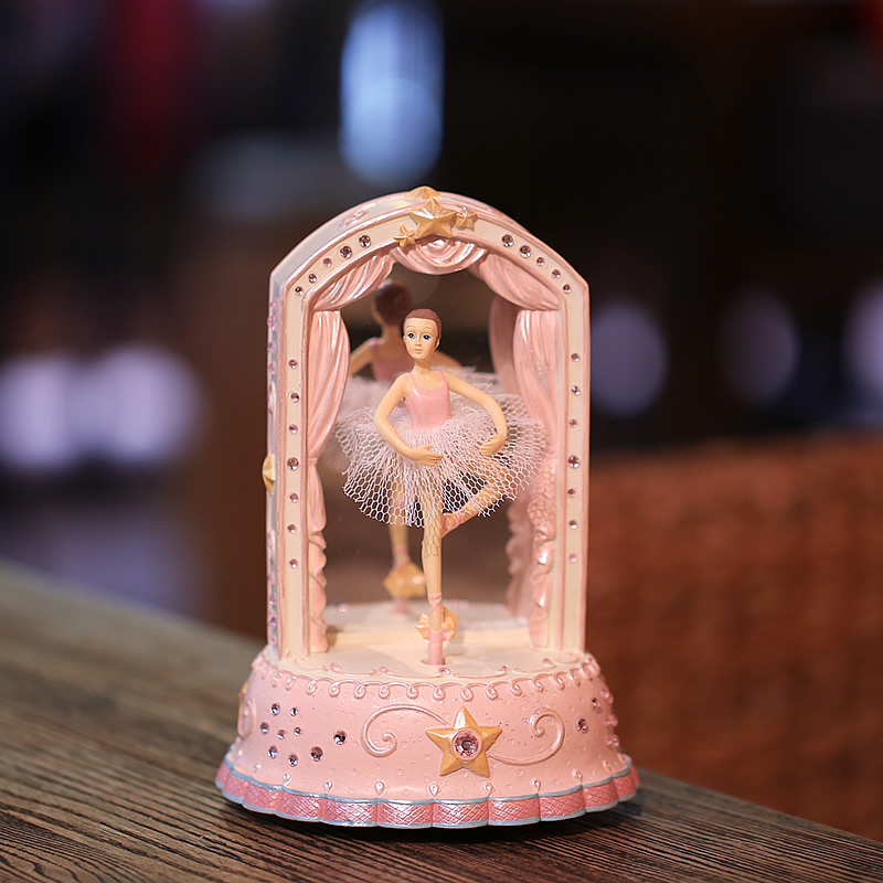 Ballet girl rotating music box Music Box Music Box practical Chinese Valentine's Day Valentine's Day gift for girlfriends