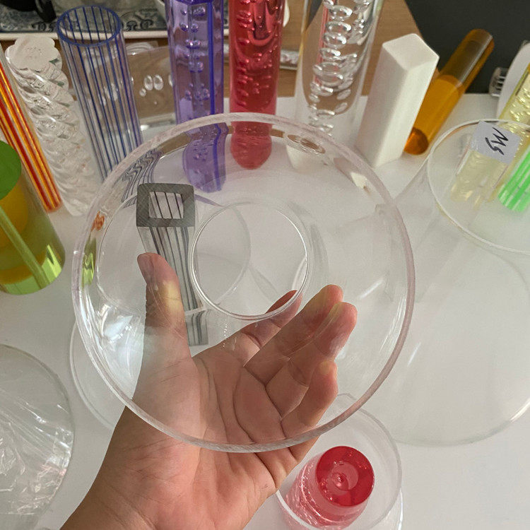 Horn tube pressed crylic acrylic horn tube organic glass horn tube aquarium accessories PMMA