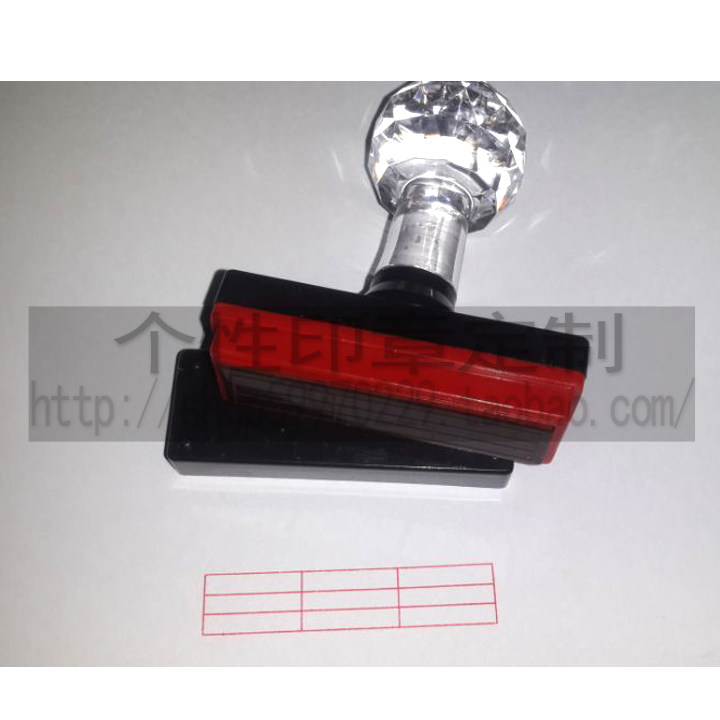 Three-link pinyin English plaid ten thousand times seal free of print mud automatic ink teacher batch job plaid ten thousand times seal