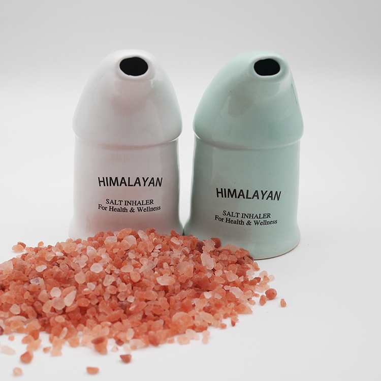 Net red recommended salt breath bottle Send Himalayan rose salt red salt white green breath bottle two colors