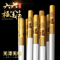 White alloy chopsticks home 10 pairs family set white European small luxury hotel non-slip Net Red fast anti-mildew