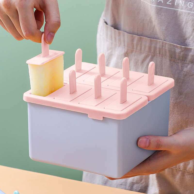 Ice Bar Mold Ice Pops Ice Cream Container Ice Maker Freeze Ice Gpudding Box Ice Cream Ice Cream Molds Home Homemade