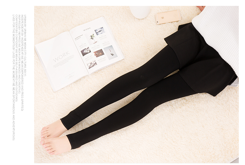 Vớ Stovepipe, vớ định hình chân, mùa thu và mùa đông cộng với nhung dày, áp lực chặt chẽ, xà cạp, vớ, vớ, quần lót tất 3d