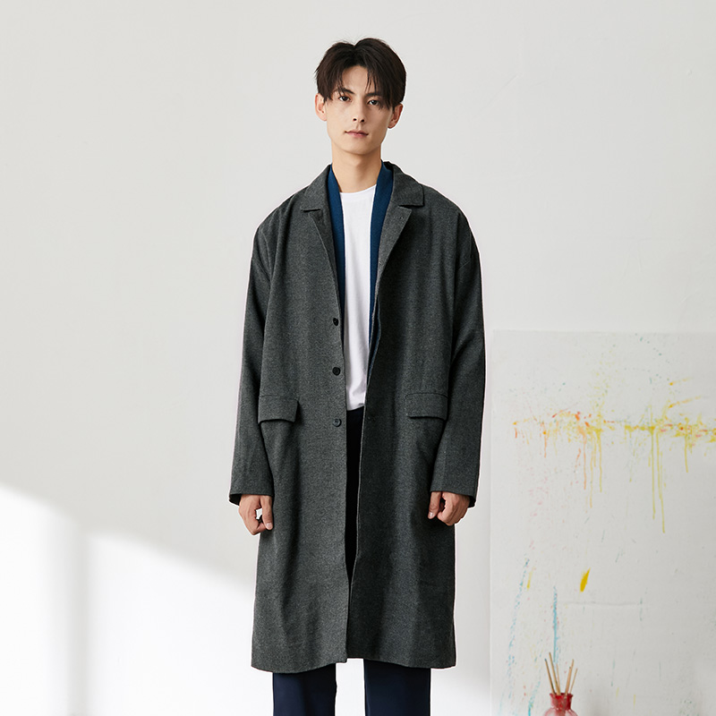 【第2件半价 断码清仓】SENSU/森所秋冬棉服保暖羽绒大衣外套男潮