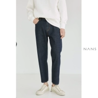 [NANS] Классика Сделайте старые вымытые джинсовые брюки / джинсы длиной длины