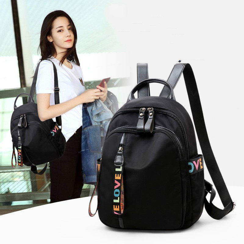 Hong Kong Oxford cloth backpack women's 2022 new Korean version fashion all-match casual backpack travel women's bag