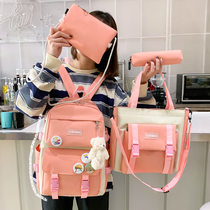 Hong Kong new school bag female secondary school students junior high school students cute large capacity 3456th grade backpack