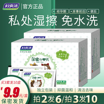 Fuyan Jie Wiping Yin Private Care Men and Women Bacteriostatic Housekeeping Private Care Clean Hygiene Wipes Sterilization and Disinfection