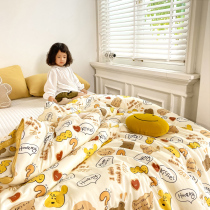  Baby childrens quilt autumn and winter cotton kindergarten quilt cotton four seasons universal class a soybean quilt thickened nap