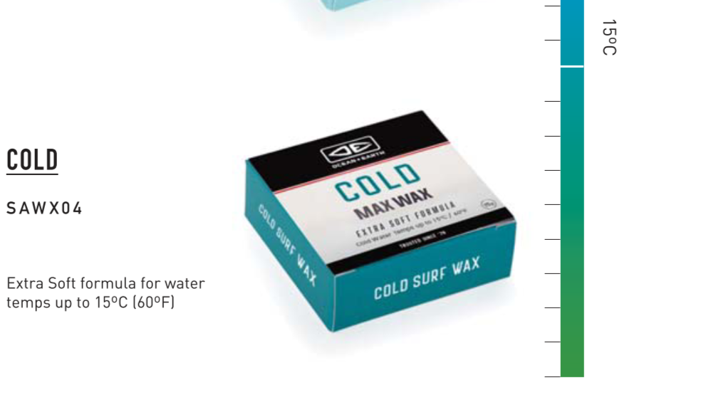 Ocean earth Australian surfboard surface wax cold water wax water temperature 15 ° C above US origin Surf wax