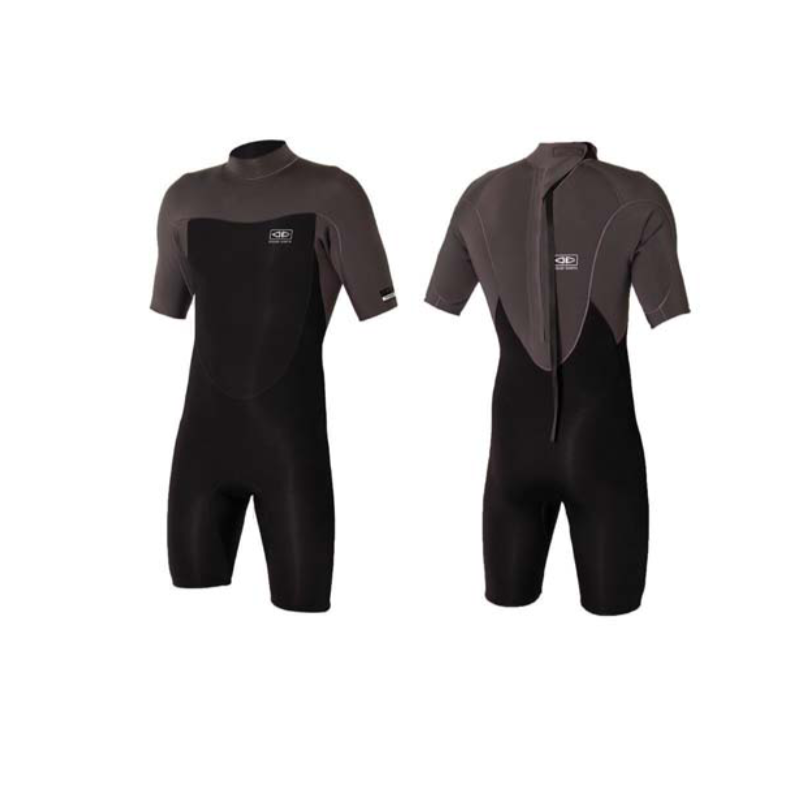 OCEAN EARTH Australian men's surfing anti-chill clothes 2MM spring summer break short sleeves shorts even with wet clothes back