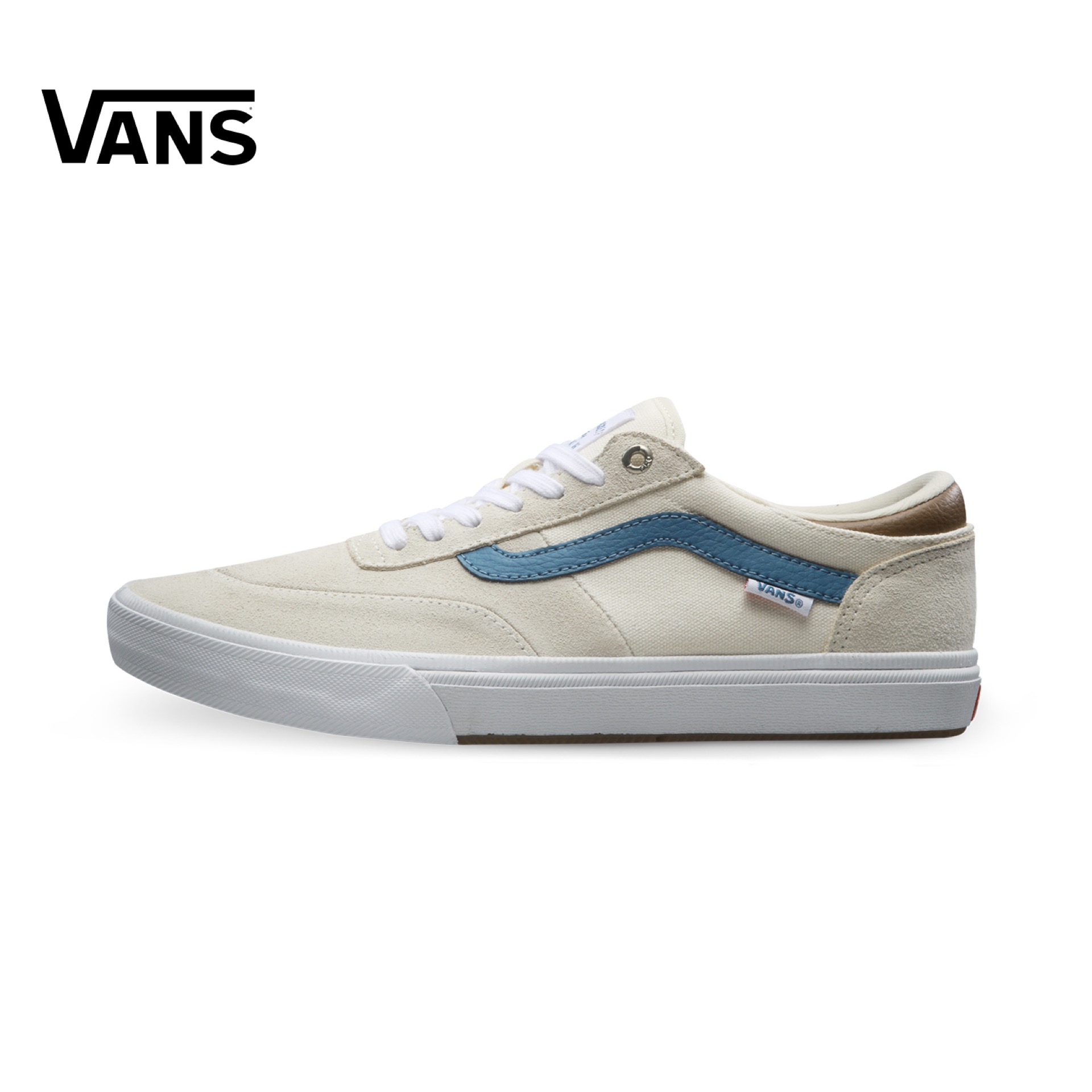 VANS spring new men's white skate shoes sports casual shoes Gilbert Crokett authorized