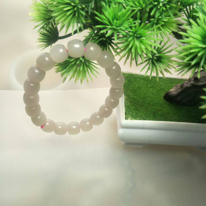 Natural Xinjiang and Tian Yuu Pink Women's Old Type Pearl Bracelet With Certificate Texture Warm Moisturizing Oil Other Jewelry-Taobao