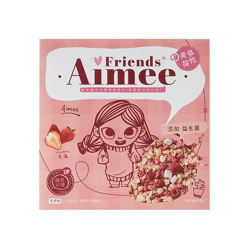 Детский плед фруктовый овсяный сухой готовый к употреблению цельнозерновой клубника черника заменитель еды питательный завтрак 250г