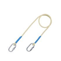 Gorm high temperature resistant flame retardant aramid connecting rope electric welding welder construction protection rope 12mm insurance rope GM1516