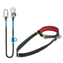 Golmud single waist high-altitude work electrician power climbing pole safety belt around the pole with safety rope belt GM3512