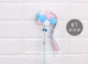 Handmade ba màu ngộ nghĩnh mèo thú cưng mèo đồ chơi mèo nhiều màu cung cấp lông vui mèo mèo chuông lông bóng tua - Mèo / Chó Đồ chơi
