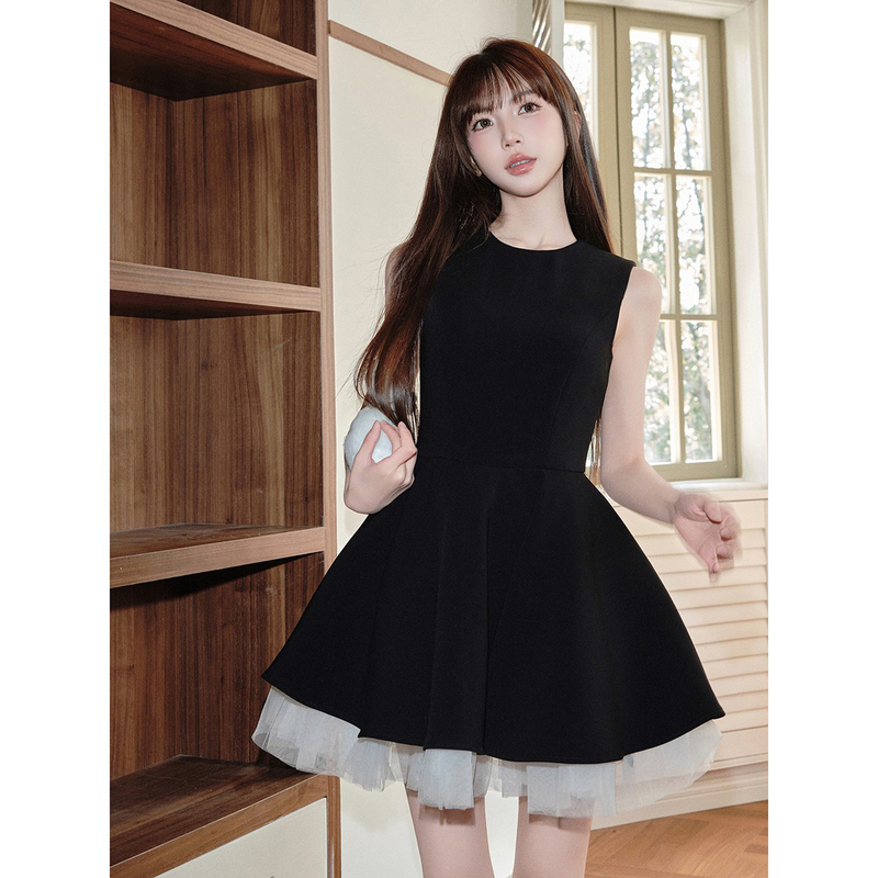 Avenement/Net Gauze Hepburn Dress Ballet Tutu Little Black Dress Princess Dress Birthday Dress Formal Dress for Women Avenement/Net Gauze Hepburn Dress Ballet Tutu Little Black Dress Princess Dress Birthday Dress Formal Dress for Women