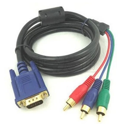 VGA Transchromatism Connecting Thread Three Rows 15 Pins VGA Turn 3 Lotus Heads VGA Transcomponent Transmission Line