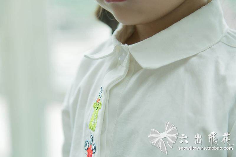 Chemise fille à manche longue - Ref 2086082 Image 24