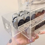 Невидимые очки, акриловая коробка для хранения, настольная косметическая тени для век