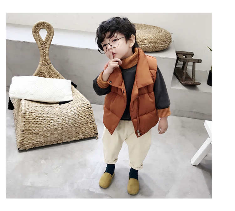 1 bộ vest cotton cho bé mùa thu và mùa đông quan ao tre em