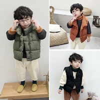 1 bộ vest cotton cho bé mùa thu và mùa đông áo gile bé gái hàng độc