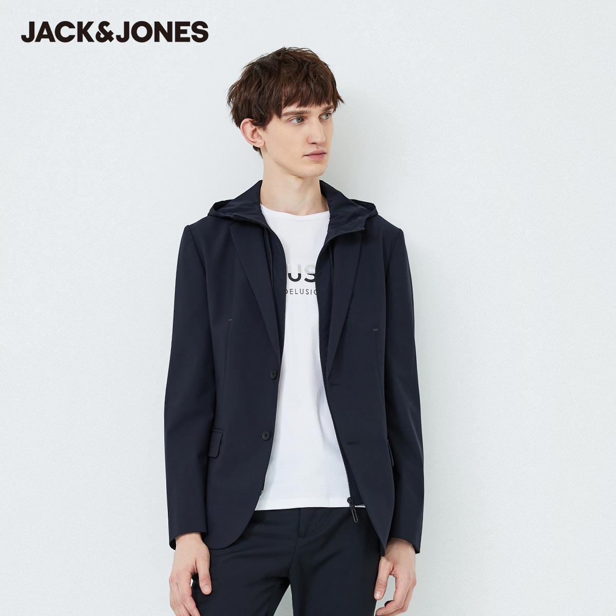 Jack Jones Jack Jones 2020 Summer Man Hai Wears một Suit Suit Casual trùm đầu