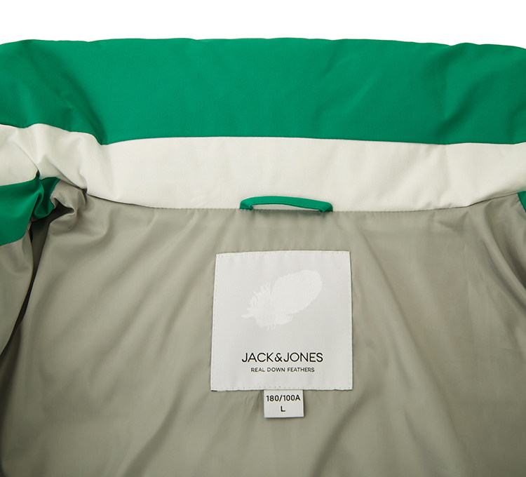 jackjones/杰克琼斯 邓伦同款 男士立领加厚羽绒服 90%含绒量 图9