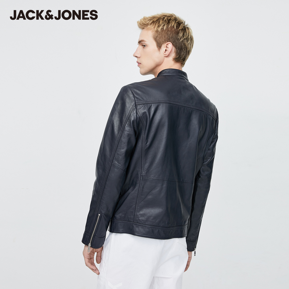 Jack Jones Jack Jones mùa xuân cổ áo khoác da cừu nam 220110502