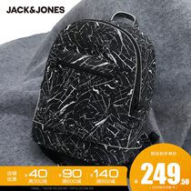 JackJones Jack Jones Autumn Men Joker Simple Fashion Large Capacity Print Shoulder Backpack 220185503