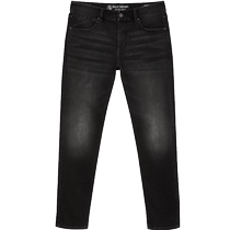 Jack Jones Spring Autumn Style New Black Washed up Straight Drum Small Fee Джинсы Длинные брюки длинные штаны 100