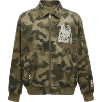 Jack Jones autumn new NBA co-branded slightly loose fashionable versatile and comfortable peak collar long-sleeved jacket for men