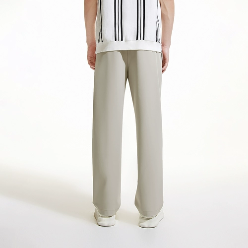 Шелковый водоотталкивающий костюм для отдыха, летние штаны, свободный прямой крой, 2025 года