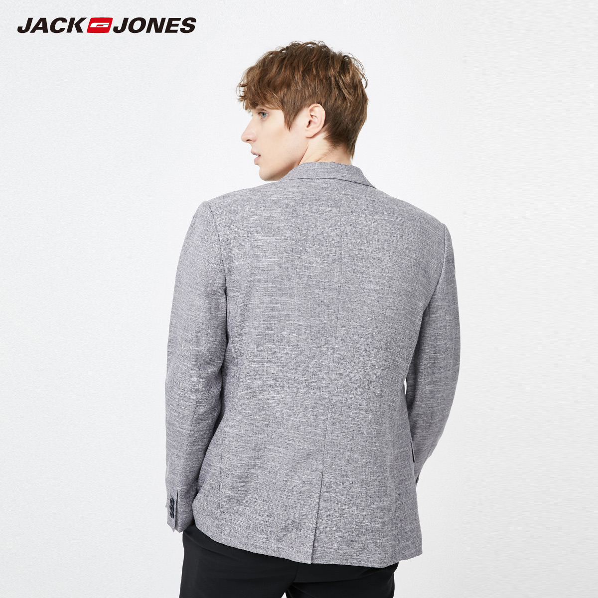 Jack Jones Summer New nam Flat cổ Business Tops Suit Coat