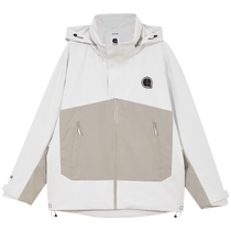 Jack Jones Autumn Comfortable and Trendy Versatile Slightly Loose Water-Repellent Drawstring Adjustable Hooded Jacket for Men