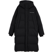 Jack Jones new simple outdoor water-repellent long loose hooded down jacket mens trendy autumn 2024