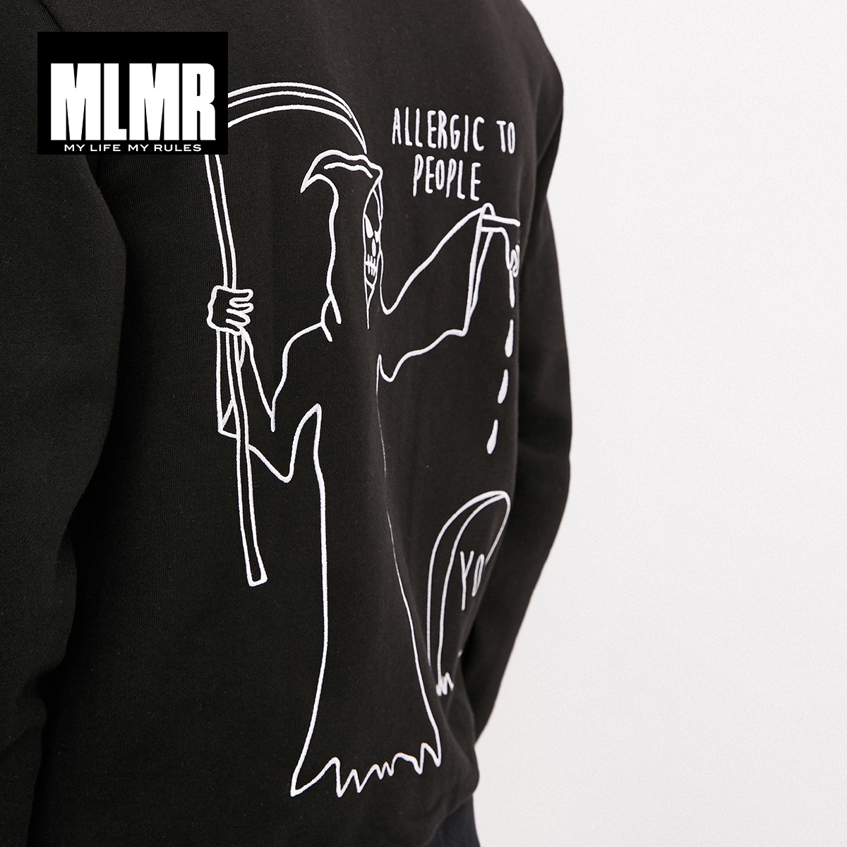 Sweatshirt homme MLMR en Coton - Ref 3129101 Image 4